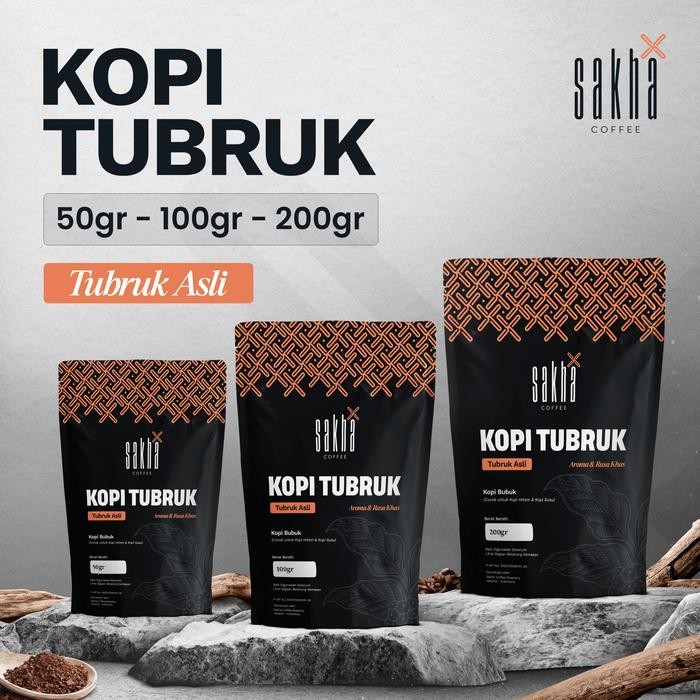 

[Promo] Kopi Bubuk Tubruk Hitam Tanpa Gula Arabika Arabica Coffee Blend Coffe - 100 gram