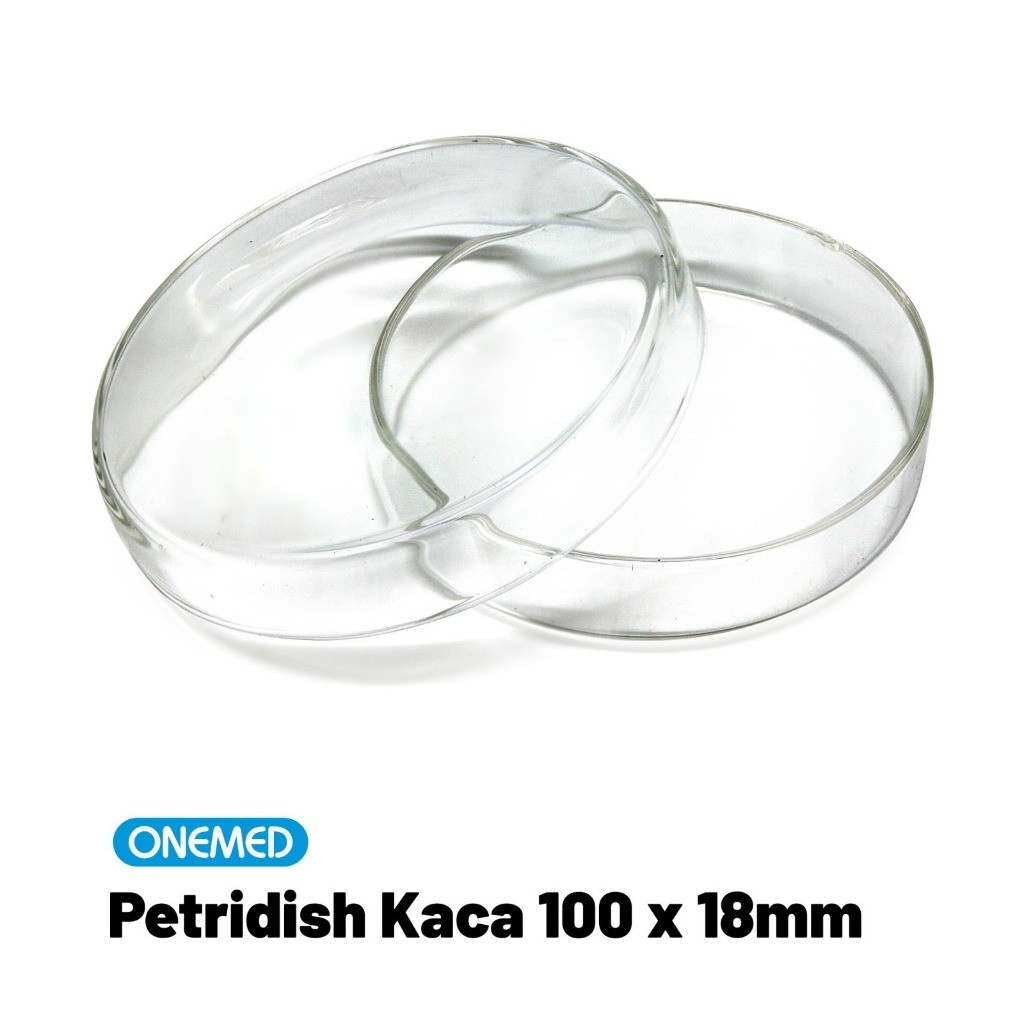 Petri Dish Kaca Cawan Petri 100x18mm