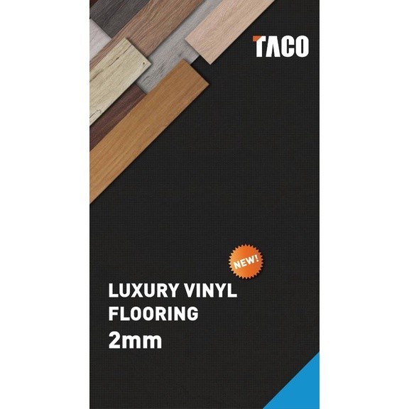 TACO Lantai Vinyl 2mm - Vinyl Plank TACO Tebal 2mm