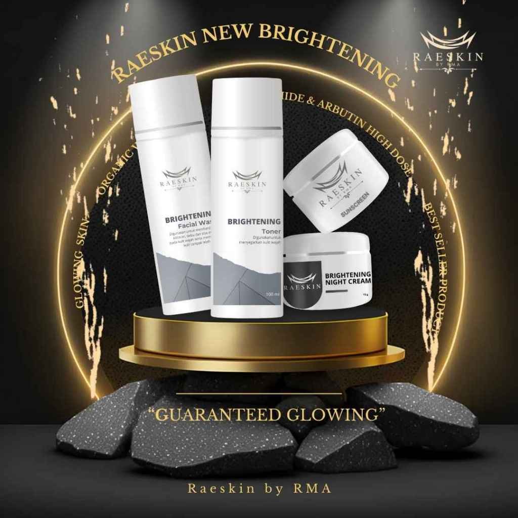 Paket Brightening RAESKIN By RMA  Pemutih wajah