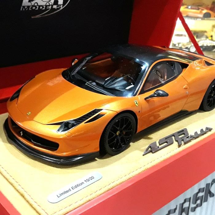 Diecast Resin Models  BBR Ferrari 458 Italia Oakley Design Orange Limited
