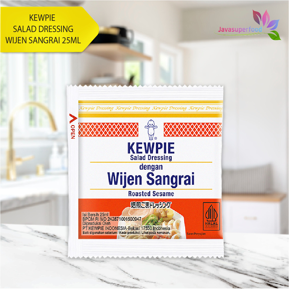

Kewpie Saus Salad Wijen Sangrai 25ml - Salad Dressing