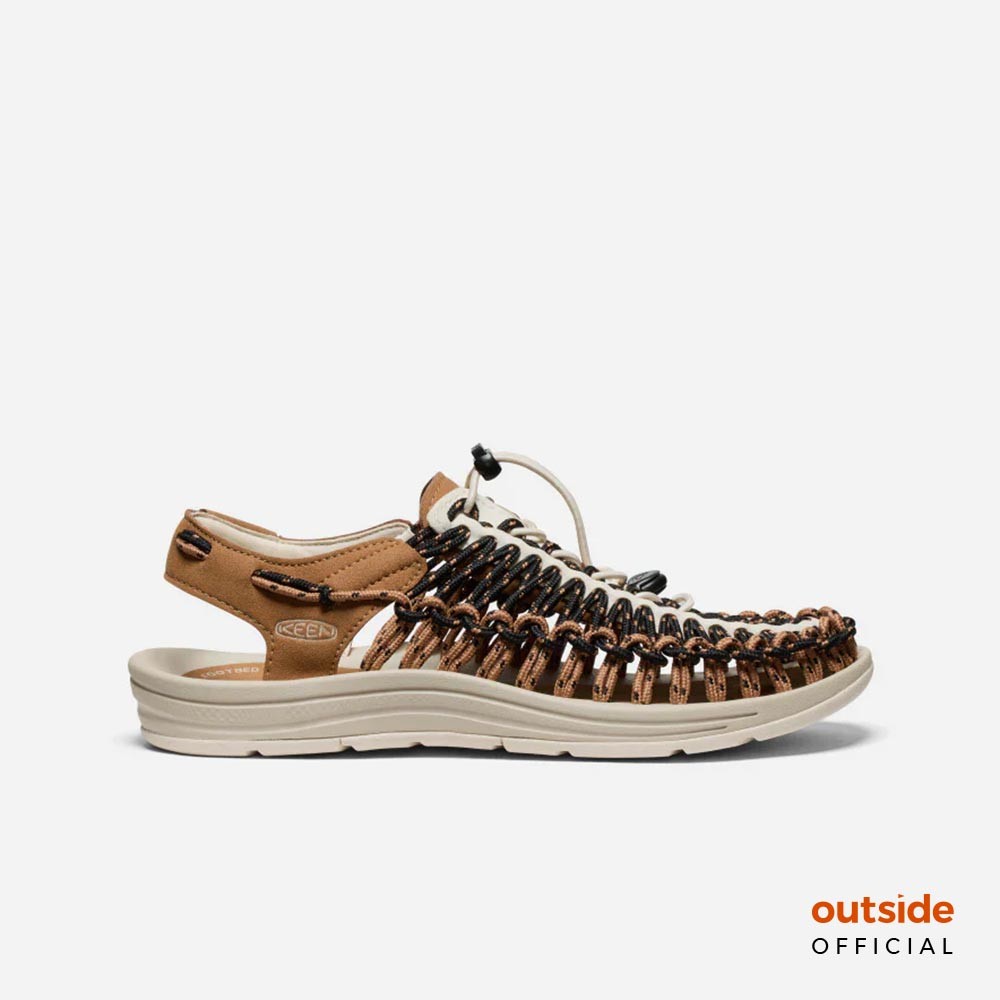 KEEN Sepatu Sandal Pria Uneek - Black/Chipmunk