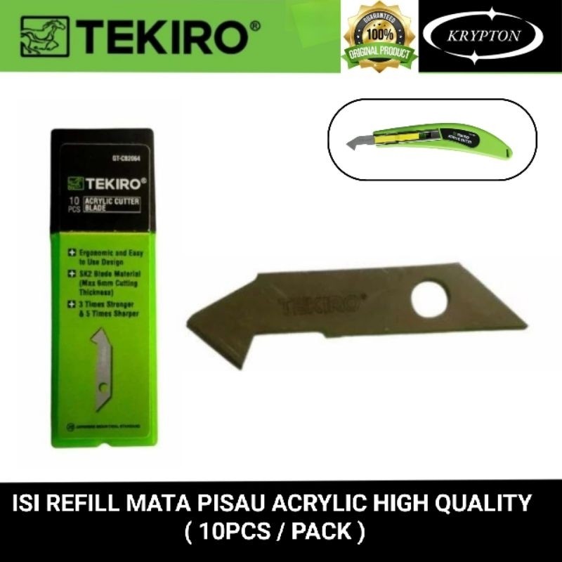 

tekiro isi mata Refill cutter acrylic/ acrilic 10pcs/pack jaminan asli originalHALA