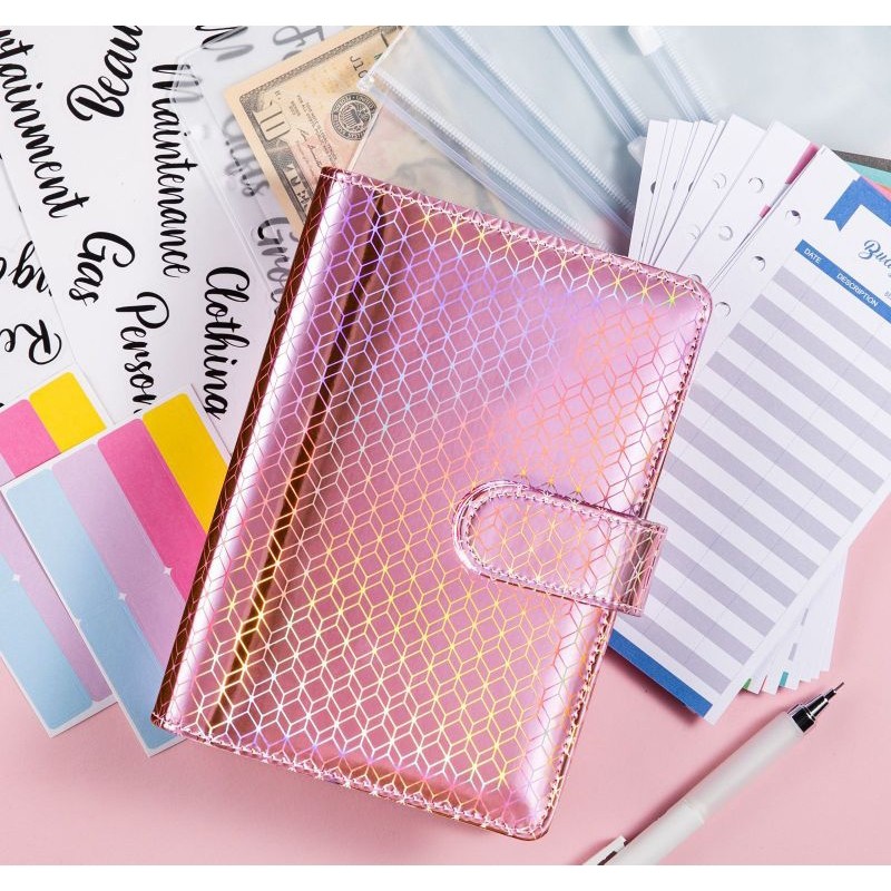 

Binder Kulit Hologram Motif Hexagonal A6 6 Lubang Binder Keuangan Binder Tabungan Binder Budgeting Binder Aesthetic