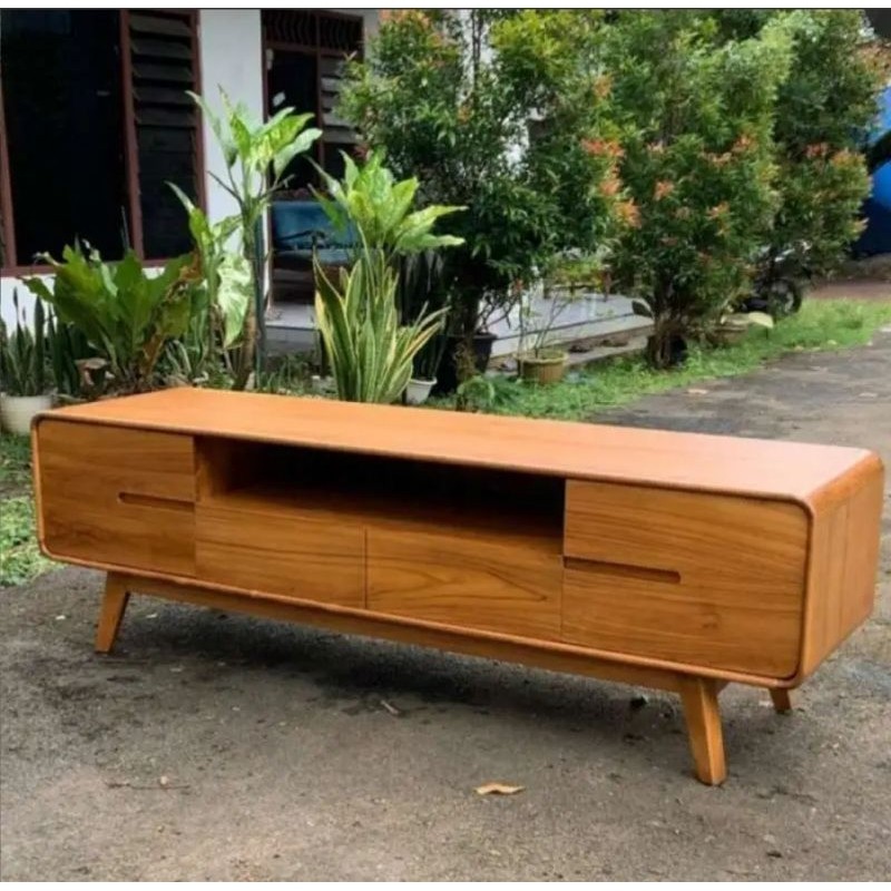Bufet Tv, Meja Tv, Crezenda, Sideboard Jati Jepara
