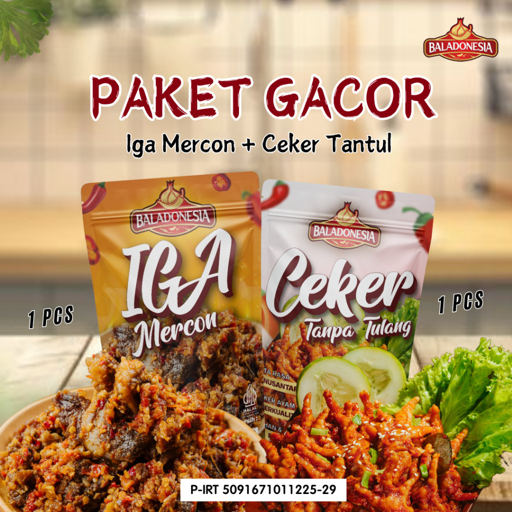 

PAKET GACOR ( 1 Iga Mercon + 1 Ceker Tantul)