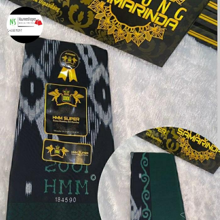 Sarung Hmm Samarinda polos - hijau botol, Randomly