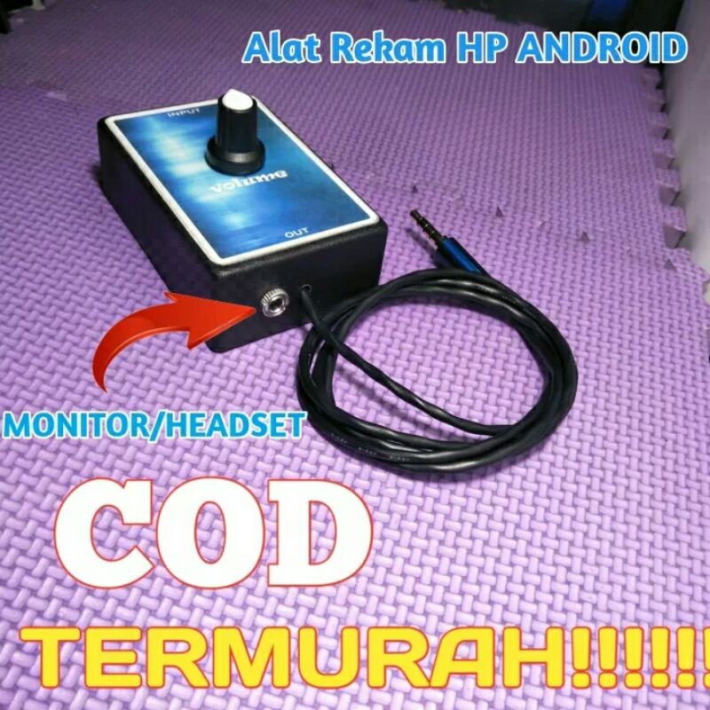 ALAT REKAM MIXER KE HP PLUS MONITOR HEADSETCO
