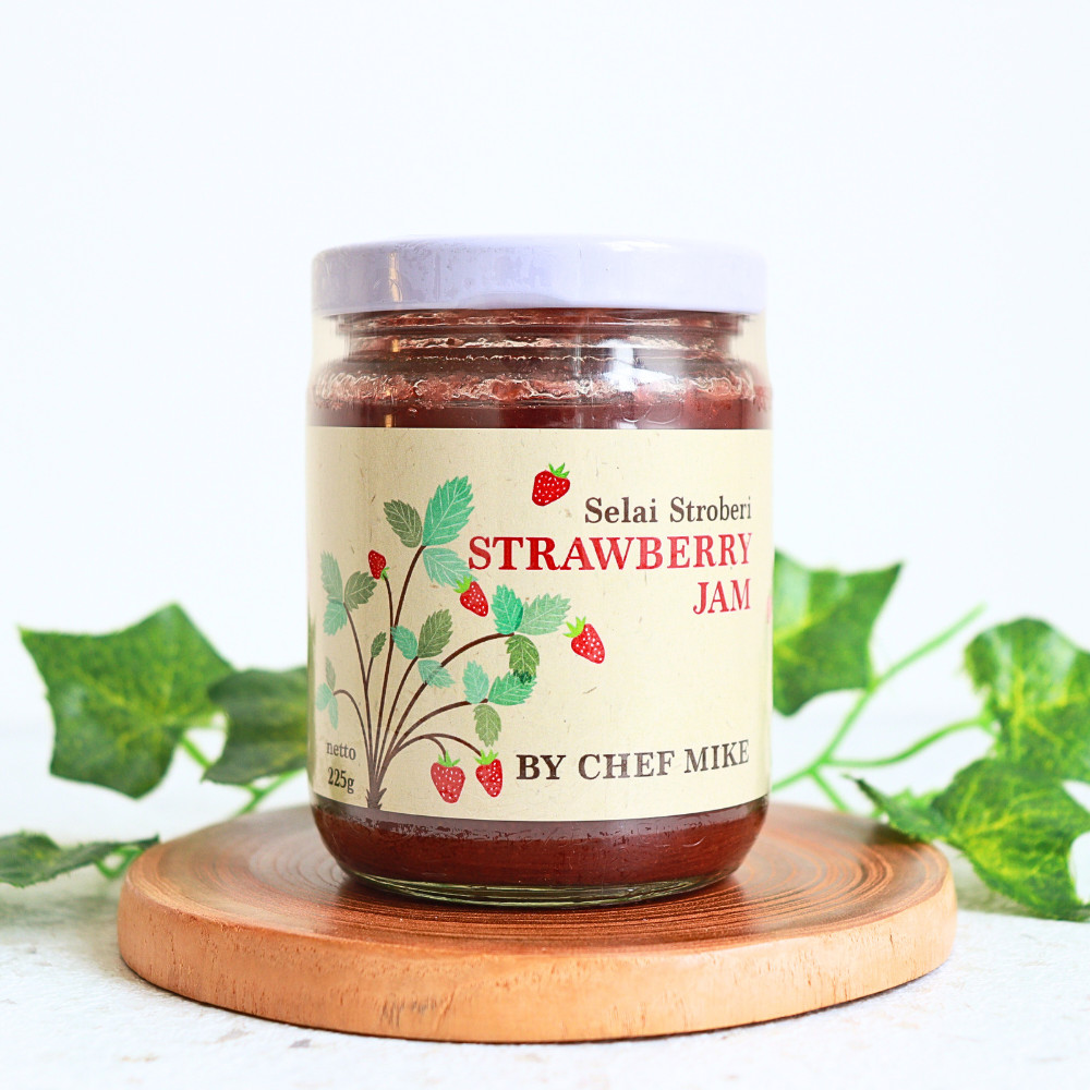 

225g Strawberry Jam Selai Stroberi - Chef Mike