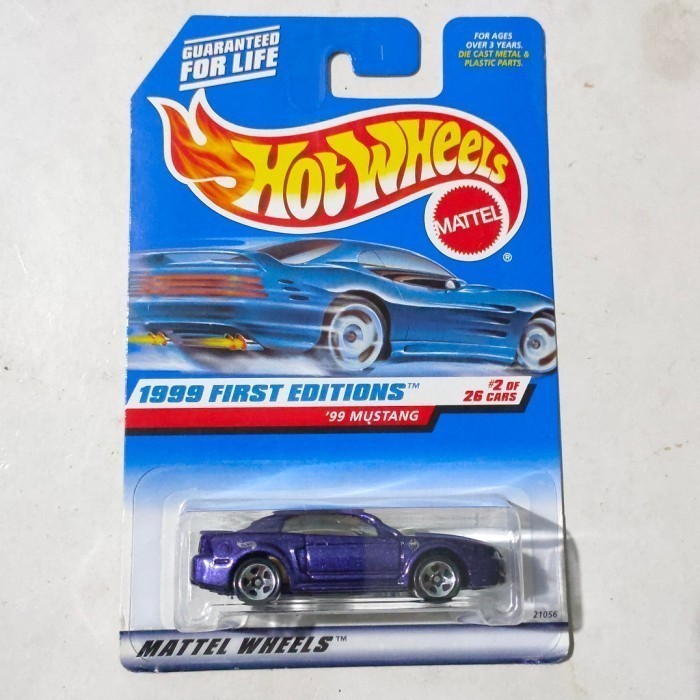Hotwheels 99 Mustang ungu 1999 First Editions HW