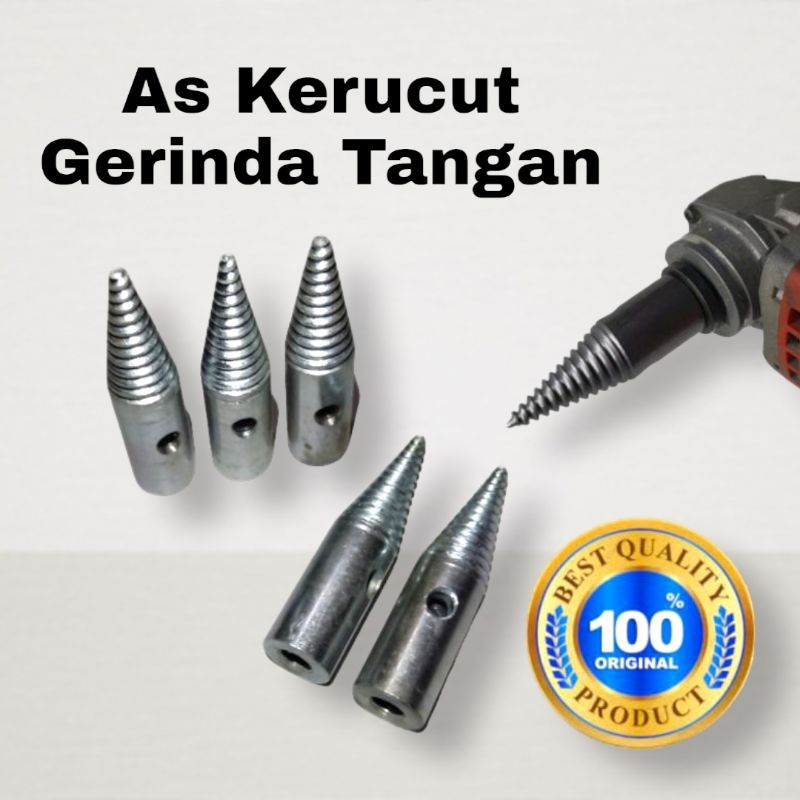 SAMBUNGAN AS KERUCUT GERINDA TANGAN / AS POLES GERINDA TANGAN