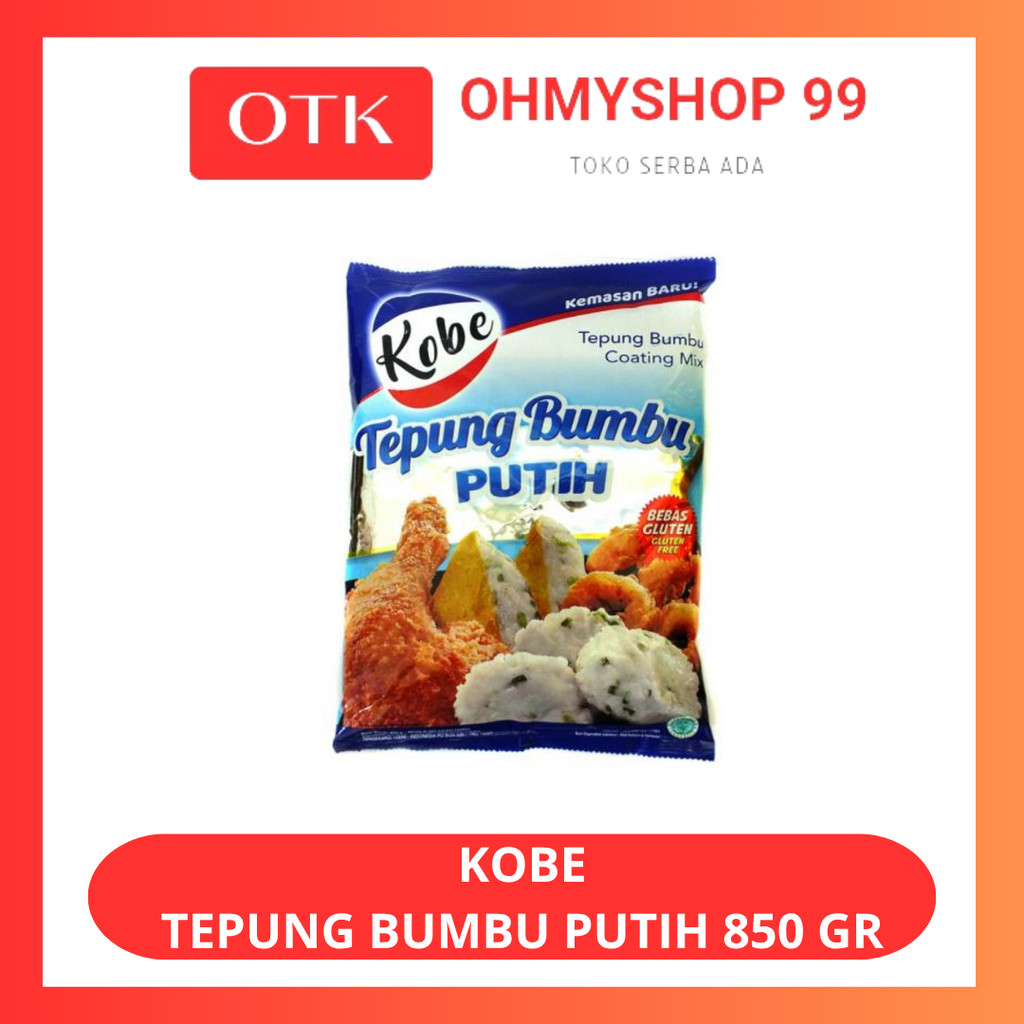 

Kobe Tepung Bumbu Putih 850gr