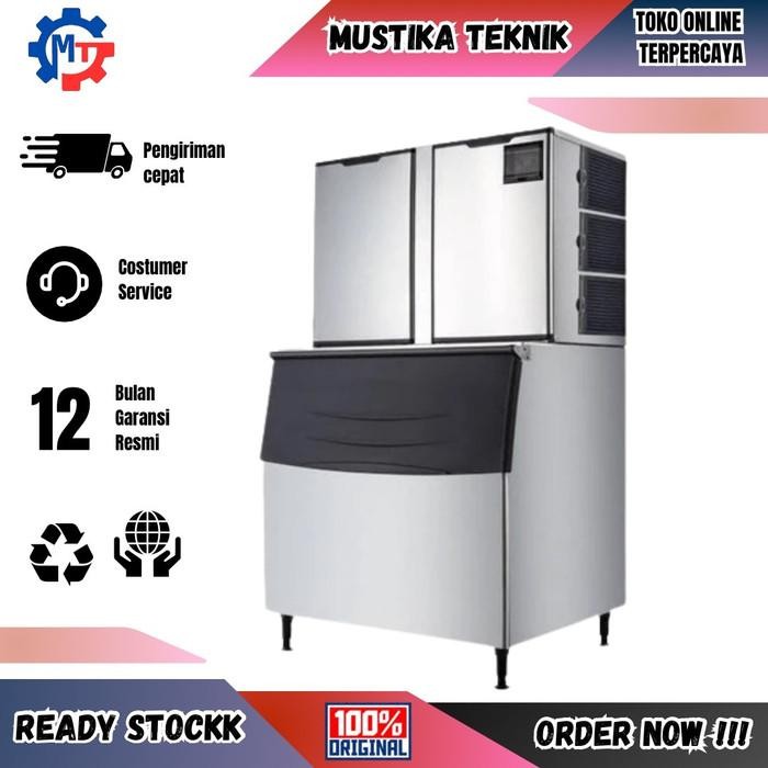 Es Batu Kristal Commercial Ice Maker 700KG/24JAM Ice Cube Machine 700 Kg