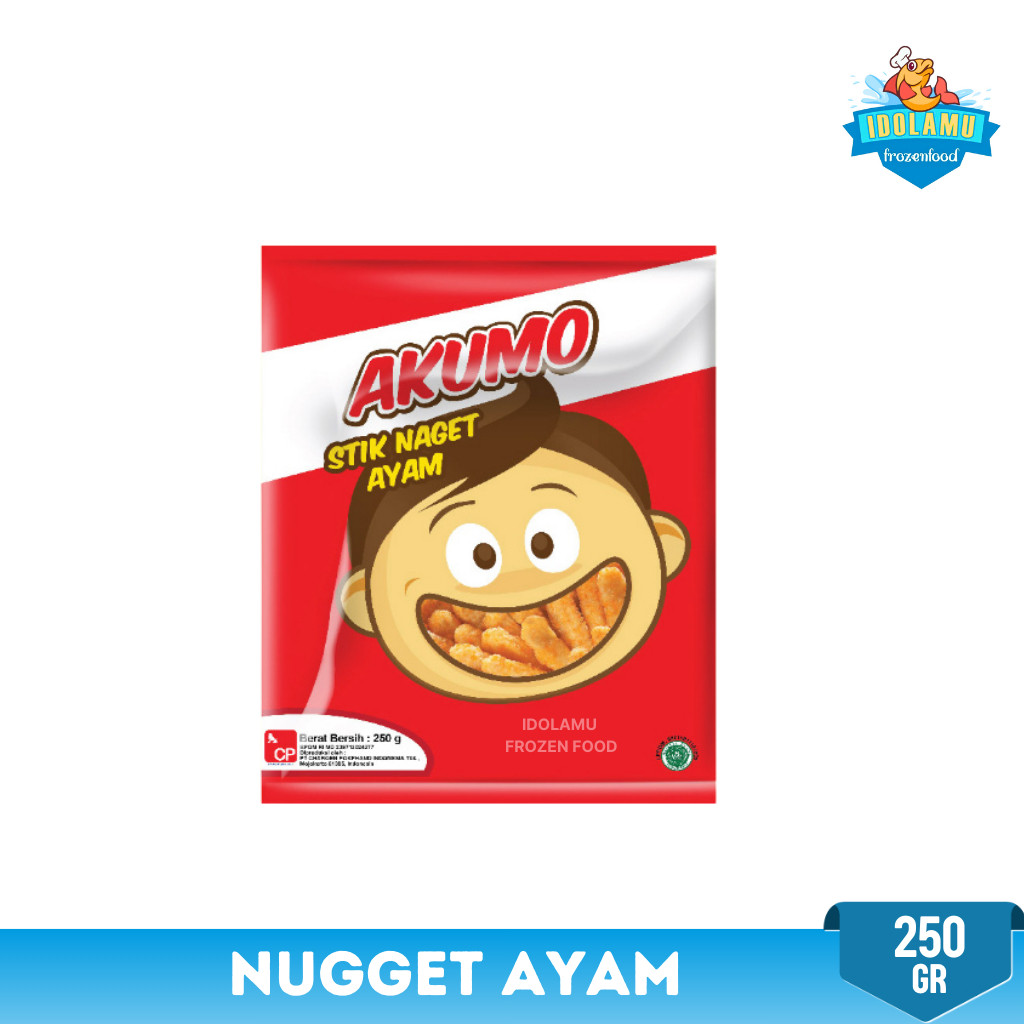 

Nagget Ayam Akumo Nugget Stik 250 Gram