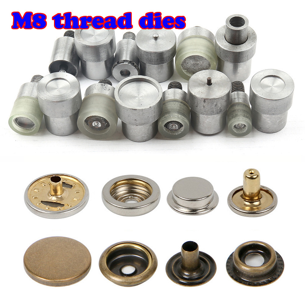 

Metal Dies for Snap Buttons Hand Punch Press Machine Mold for Leathercraft Clothing Bags Sewing Accessories