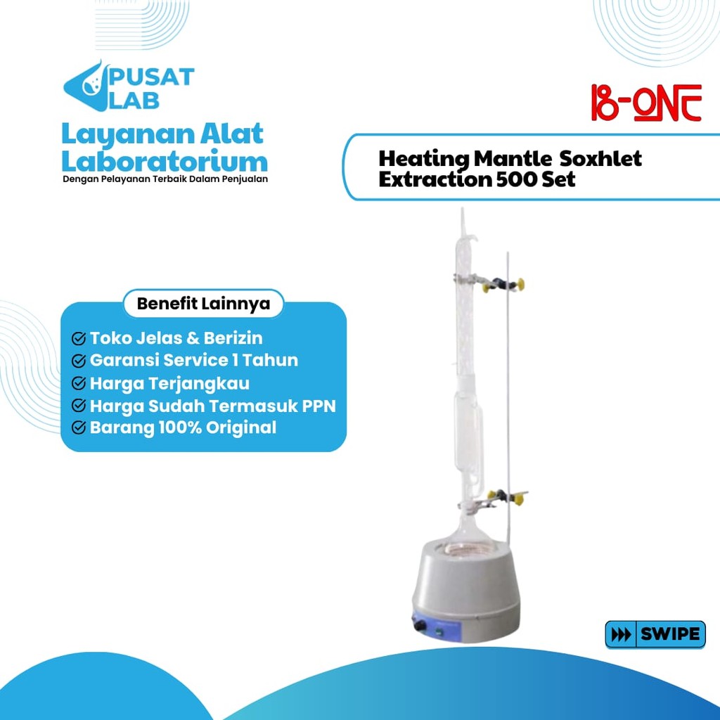Heating Mantle + Soxhlet Extraction 500 Set