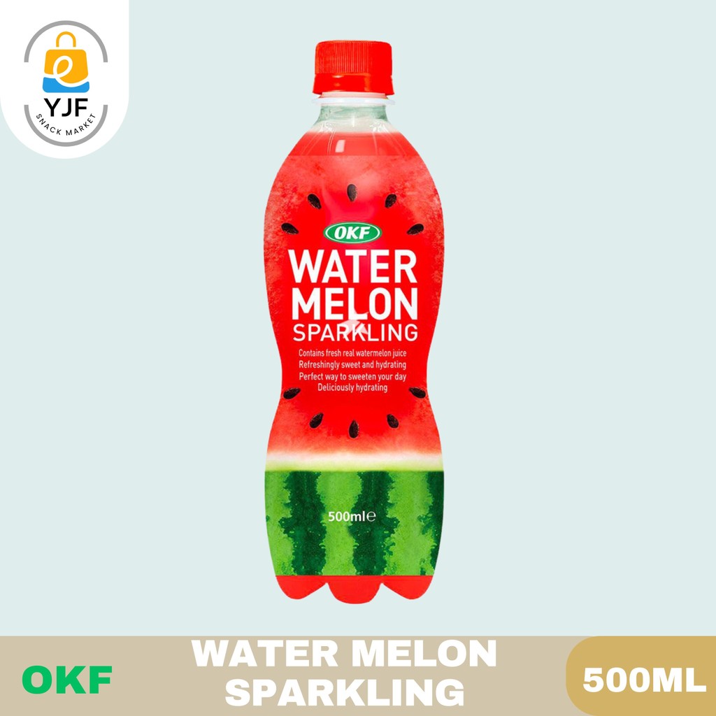

OKF Water Melon Sparkling 500ml / Minuman Import Korea / Minuman Buah Semangka / Jus Semangka
