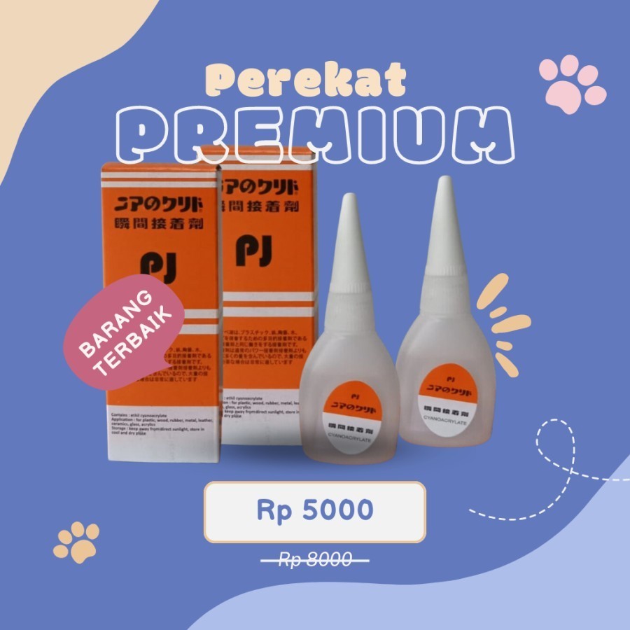 

Lem Korea Lem Kuat G cair Serbaguna Plastik Karet Kayu Super Glue Asli