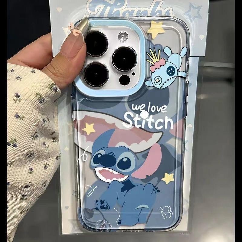 Untuk Case iPhone 11 12 13 PRO MAX 15 14 13 X XS XR 7 8 Plus casing hp Cartoon Cover aesthetic silik