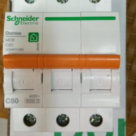 mcb 3phase 50a schneider