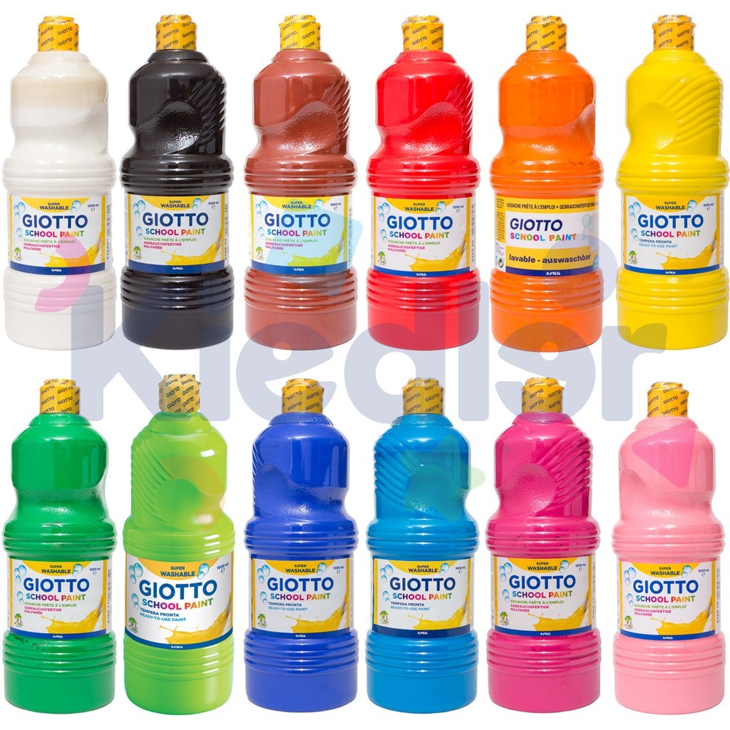 

Giotto - Washable School Paint 1L, Cat Lukis Anak Gambar