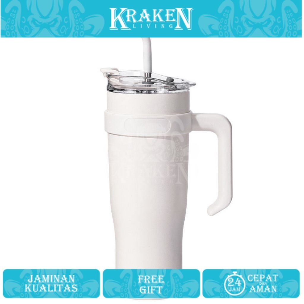 Botol Minum tumbler 1.2 Liter bebas BPA bisa Tahan Panas dan Tahan Dingin Hingga 6-8 jam Tumbler Sta