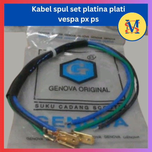 kabel spul set platina plati vespa px ps