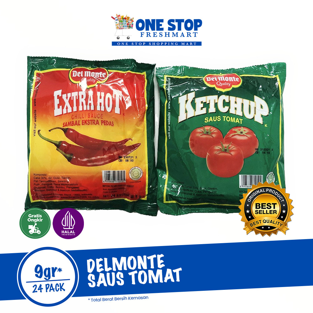 

DELMONTE SAUS SACHET CABE/TOMAT ISI 24X9GR