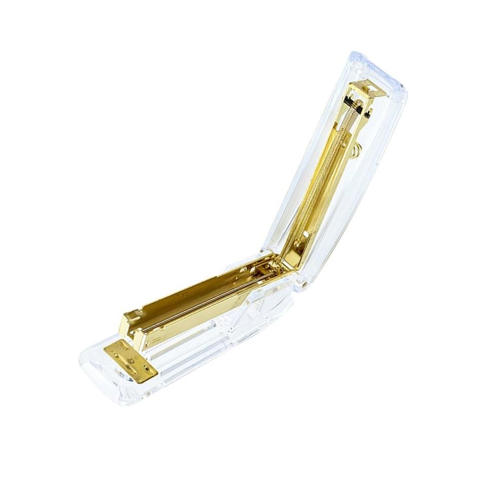 

Stapler Manual Stapling Machine Portable Student Stationery Gold Office Supplies