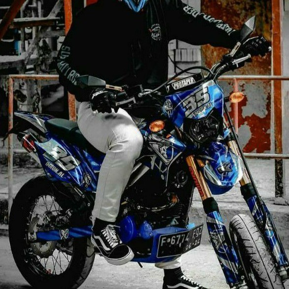 MS DECAL STIKER STICKER KLX D-TRACKER COSTUM HOLOGRAM