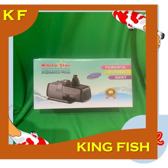 aquarium kolam ikan pompa celup NIKITA STAR NS 300 amphibi 3 meter