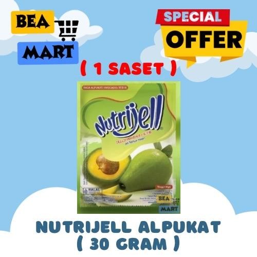 

Nutrijell ALPUKAT 30gr | Bubuk Agar Agar Avocado Jelly Powder Instant 1 Saset 30 gr gram