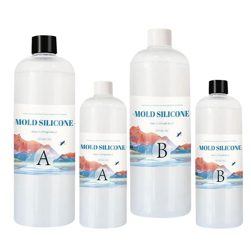 

200/500g DIYS Silicone Mold Making AB 1:1 Liquid Rubber Silicona Liquida Para Mold Fast Curing Mold Making Silicone Kit
