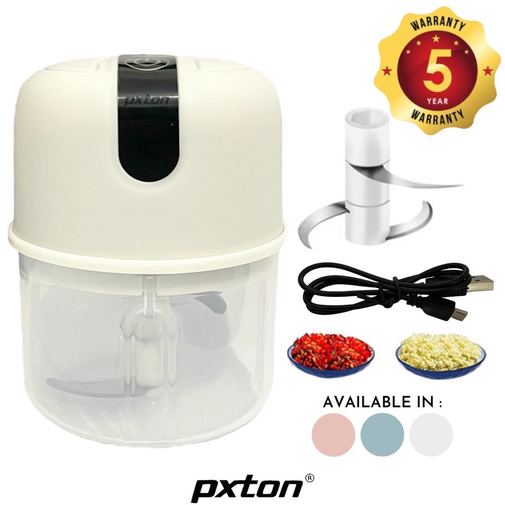 PXTON - Portable Blender Gilingan Mini Bumbu dan Daging dengan USB / USB Mini Chopper Blender Bumbu 