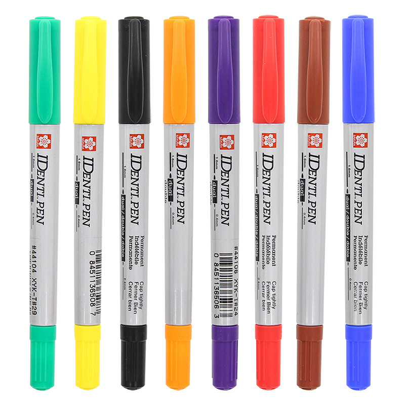 

Japan Sakura XYK Drawing Marker Pen Color Hook Pen Oily Dual Tip Fine Point Quick-drying Waterproof Art Supplies for Artist Pen