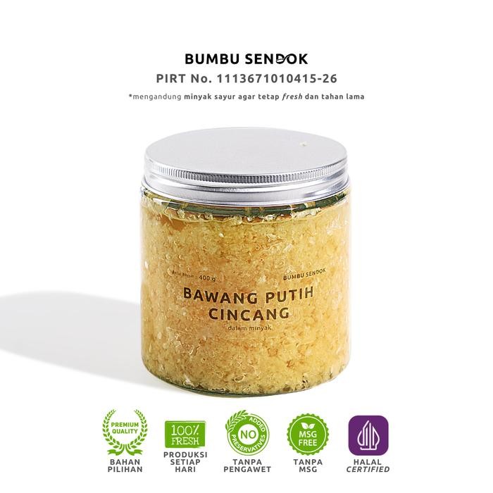 

BUMBU SENDOK Bawang Putih Cincang dalam Minyak / Minced Garlic 400g - SAWIT