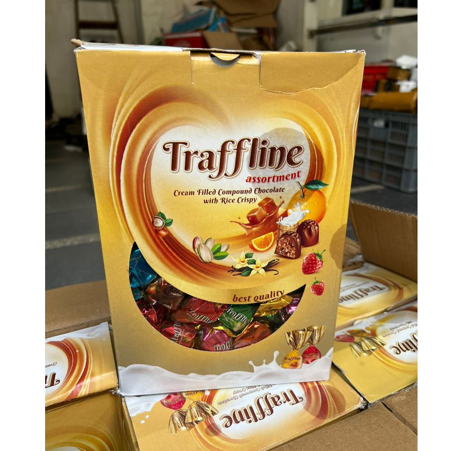 

Coklat Traffline perkotak 2kg / Coklat Turki 2kg / Coklat Arab Mix Turkey / Oleh Oleh Haji dan Umroh