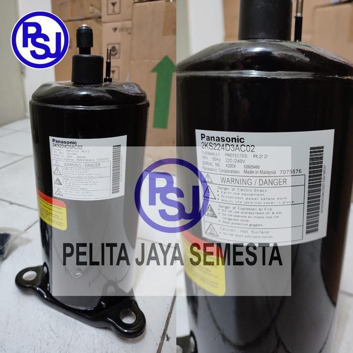 Kompresor Panasonic 2KS224D3AC02 / Compressor Panasonic 2KS224D3AC02 / 2KS224 / 1.5PK / R22