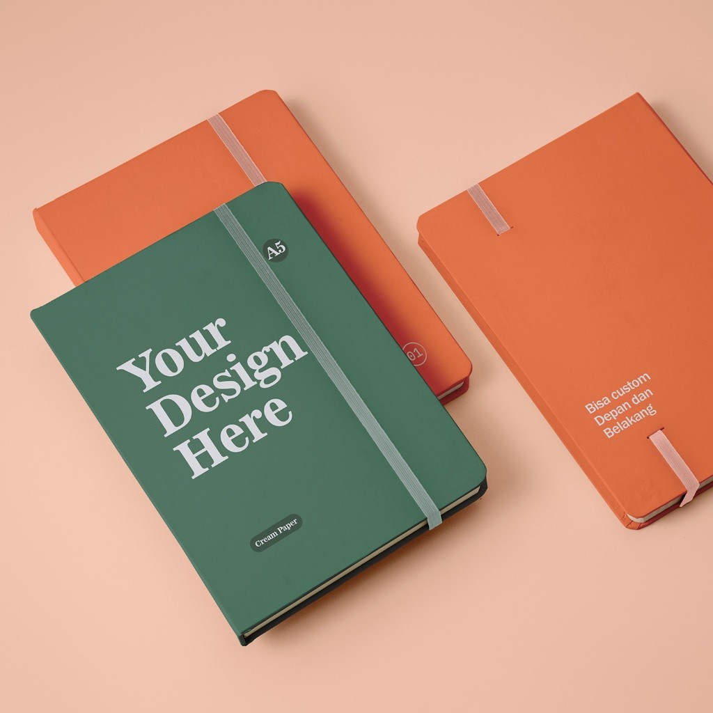 

Bukuqu Medium Notebook #CustomDesign - Design dari Kamu Cream Paper