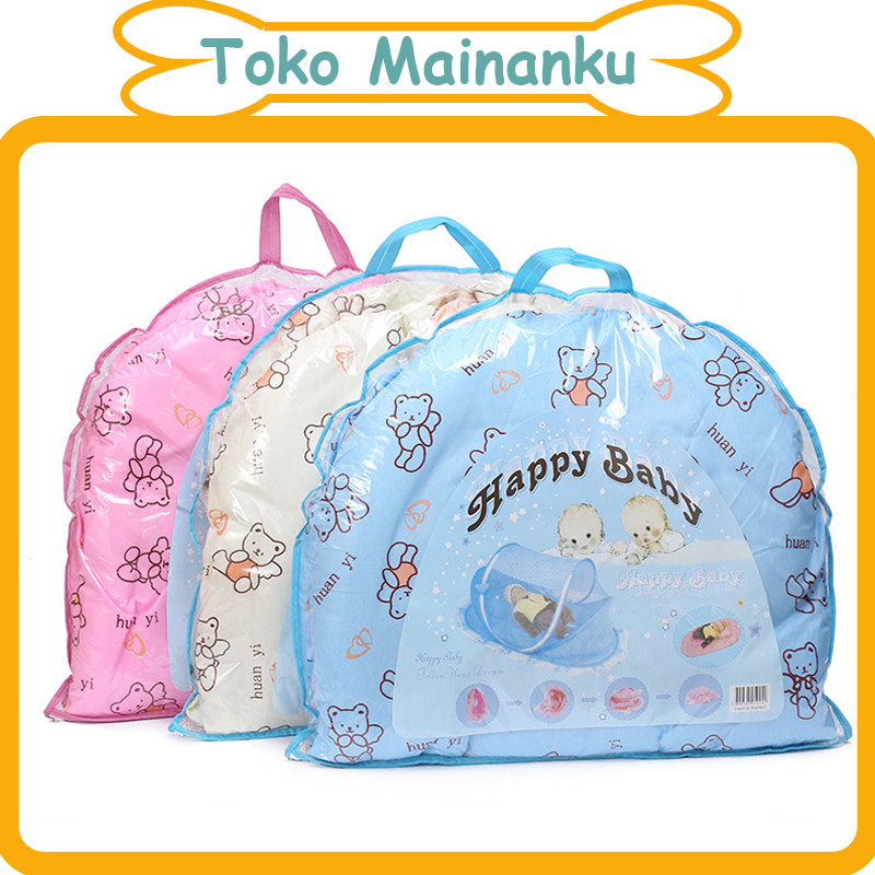 Kelambu Bayi Kelambu Bayi Lipat Kelambu Lipat Portabel Kecil, Kelambu Bayi Dengan Bantal Belakang, K