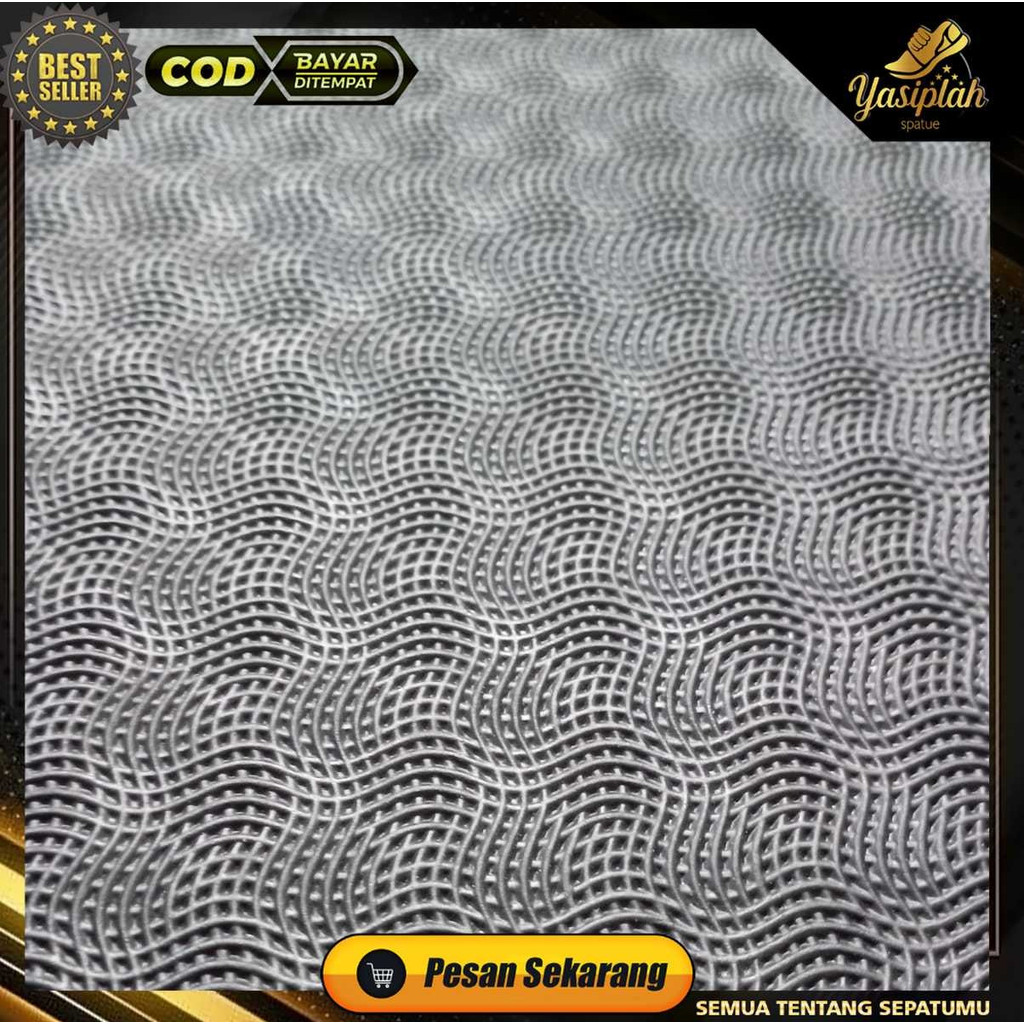 Outsole sol lembaran karet sandal sepatu motif kulit kacang