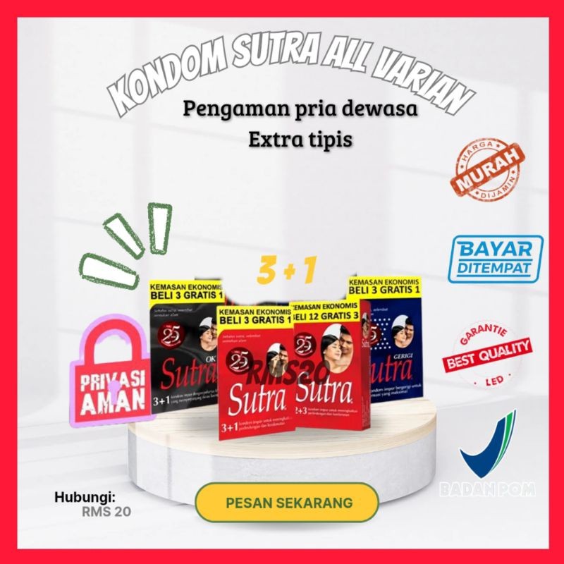 ( COD ) TERMURAH (Di Jamin Privasi) Kondom Sutra Ok Bergigi Alat Kontrasepsi Terbaik Dan Aman Pengam