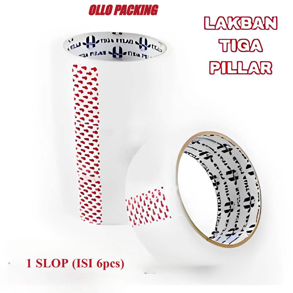 

Lakban Bening 2 Inci 45mm | 90-500 Halaman | 1 Slop Isi 6 pcs | Lakban Kuat Murah
