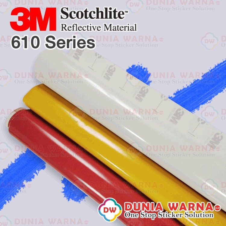 

[Per Meter] 3M 610 Scotchlite Reflective Sticker Mata Kucing 60 cm Original Bahan Cutting Murah