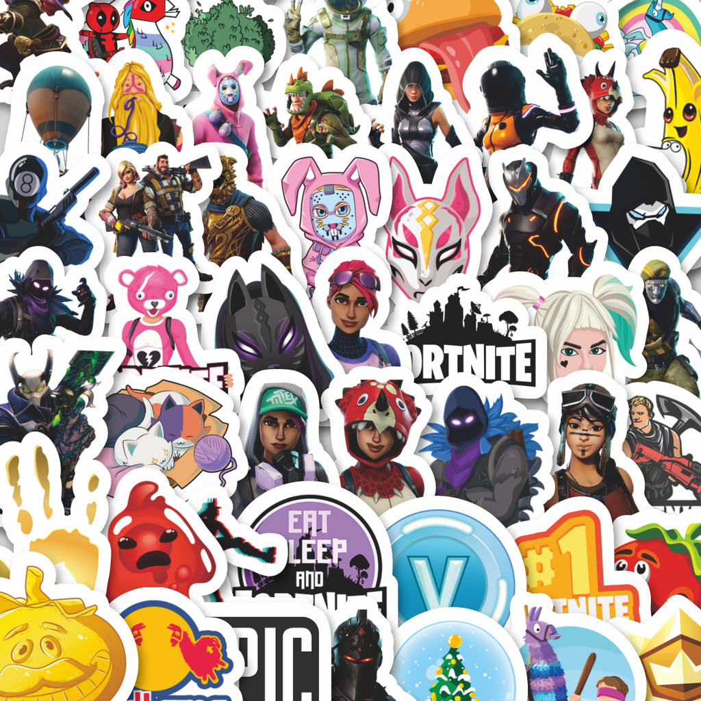 

Stiker Cutting Pack Stiker Kartun Fortnite Stiker Isi 100Pcs Series Aesthetic Lucu Keren Untuk Koper Bahan Vynil