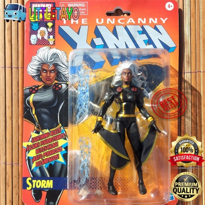 MARVEL LEGENDS X-MEN STORM BLACK RETRO - XMEN CYCLOPS ORIGINAL HASBRO