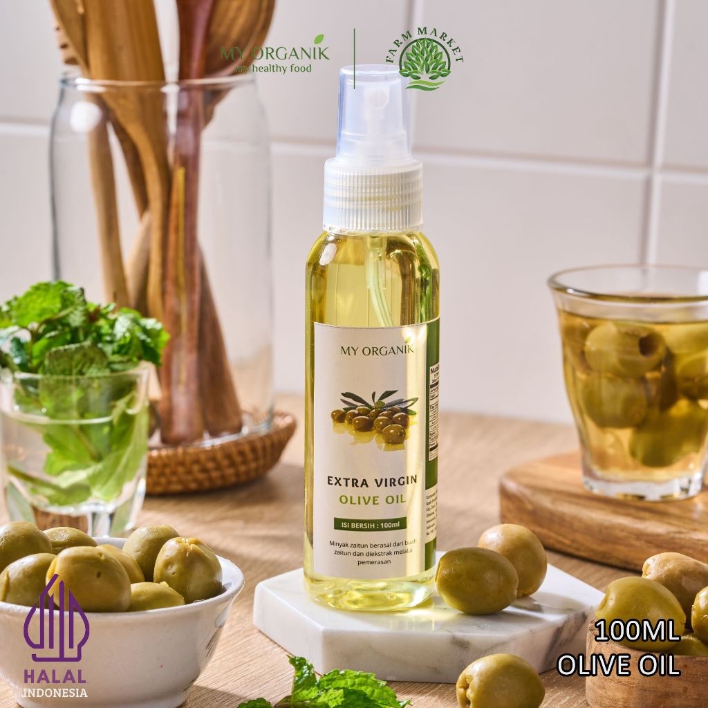 

My Organik Minyak Zaitun Murni 100ml Untuk Masak Kemasan Spray