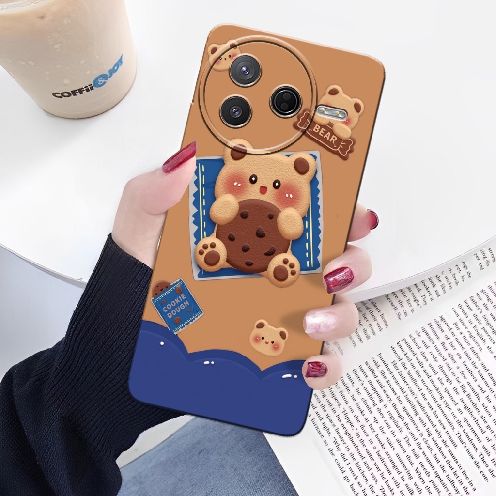 Case  Xiaomi Poco F7 Pro 2025 - Leviora Case - Fashion Case Bear - Softcase Xiaomi Poco F7 Pro - Cas