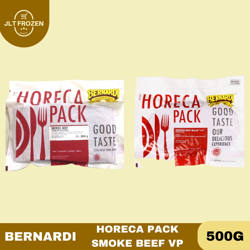 

Bernardi Horeca Pack Smoked Beef Bulat & Kotak [VP/SO] 500GR